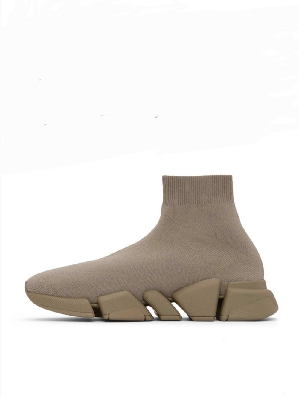 BALENCIAGA Taupe Speed 2.0 Sneakers - Picture 2 of 16